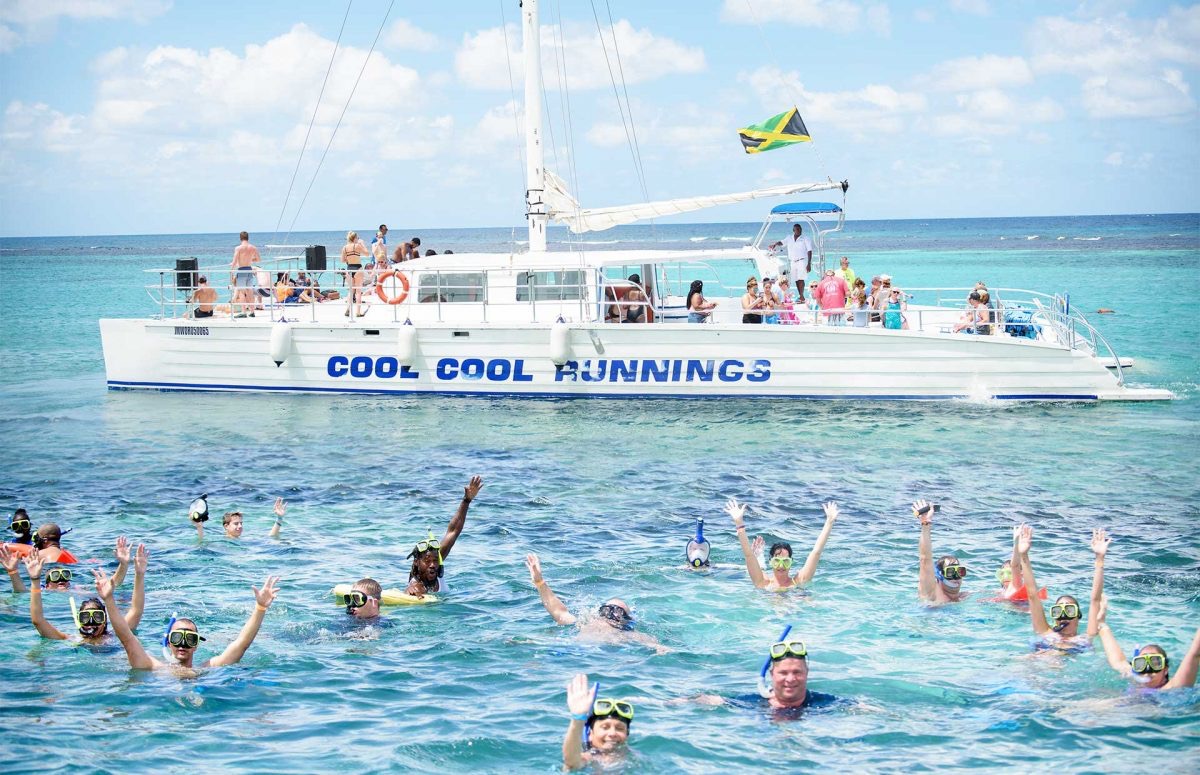 Dunn's River Falls and Catamaran Party Cruise from Montego Bay